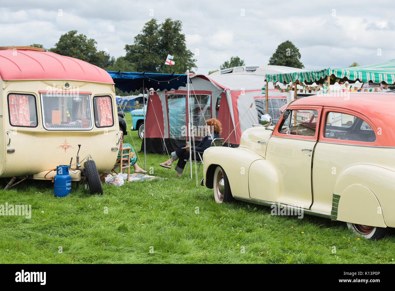 1947 Chevrolet Stylemaster coupe car at a vintage retro festival. UK Stock Photo