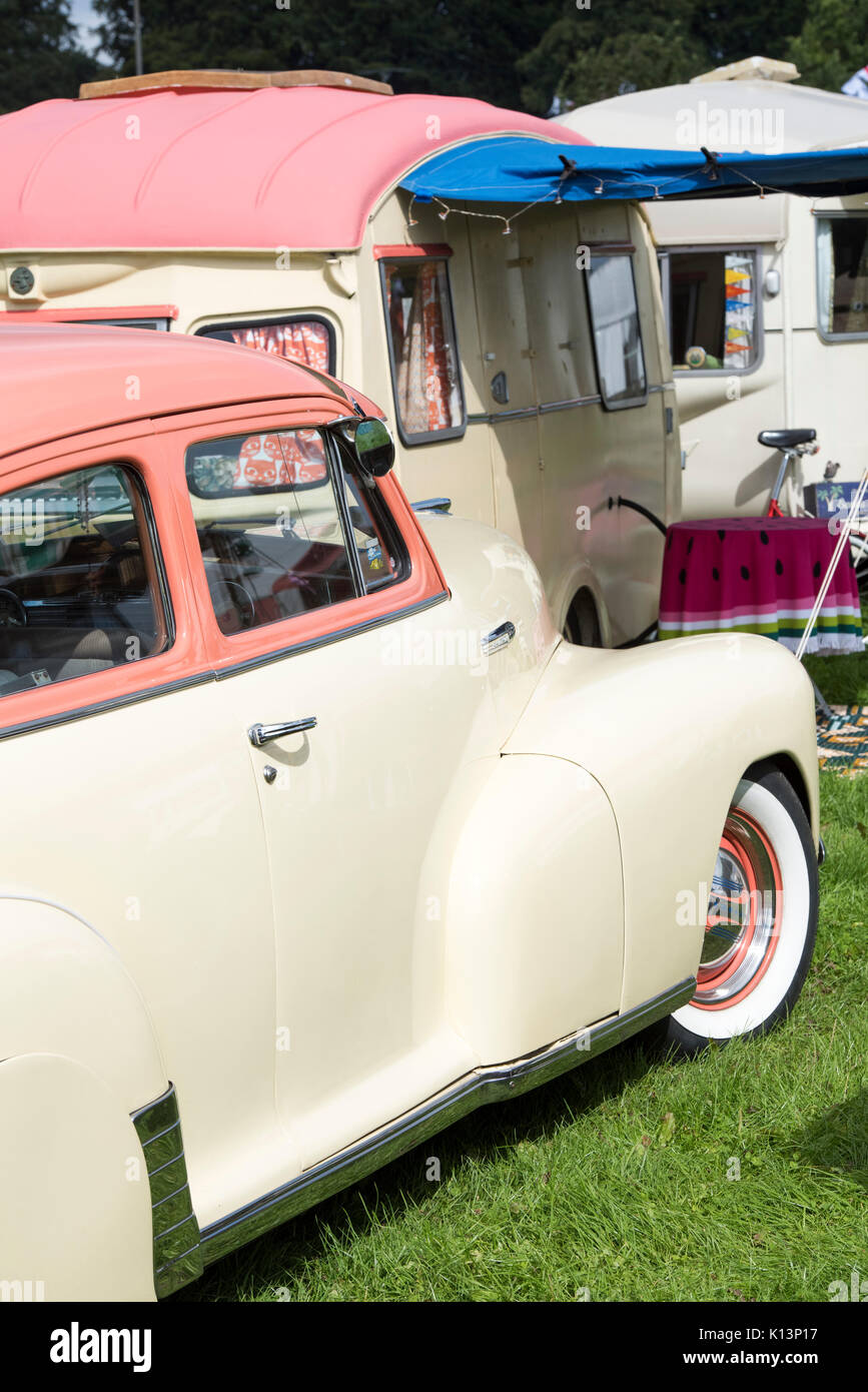 1947 Chevrolet Stylemaster coupe car at a vintage retro festival. UK Stock Photo