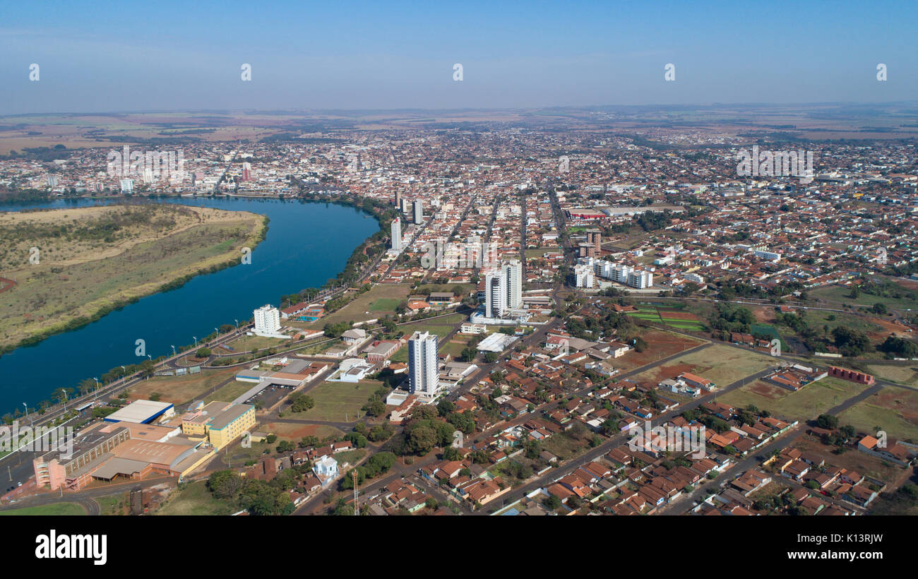 Cidade de Itumbiara, Goiás,  Brasil Stock Photo