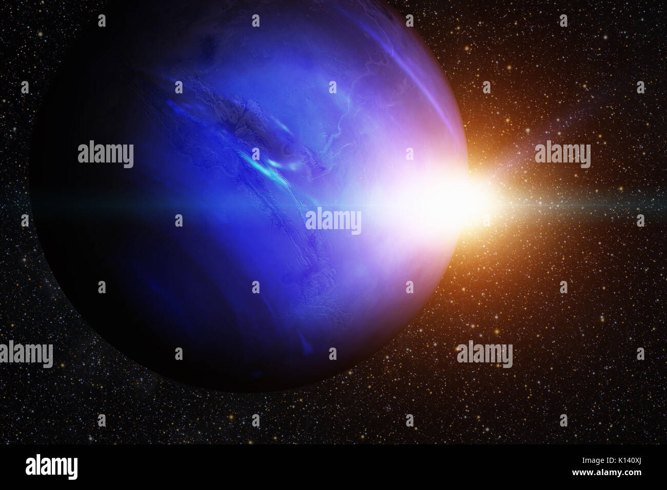 Solar System Neptune. It is the eighth and farthest from the