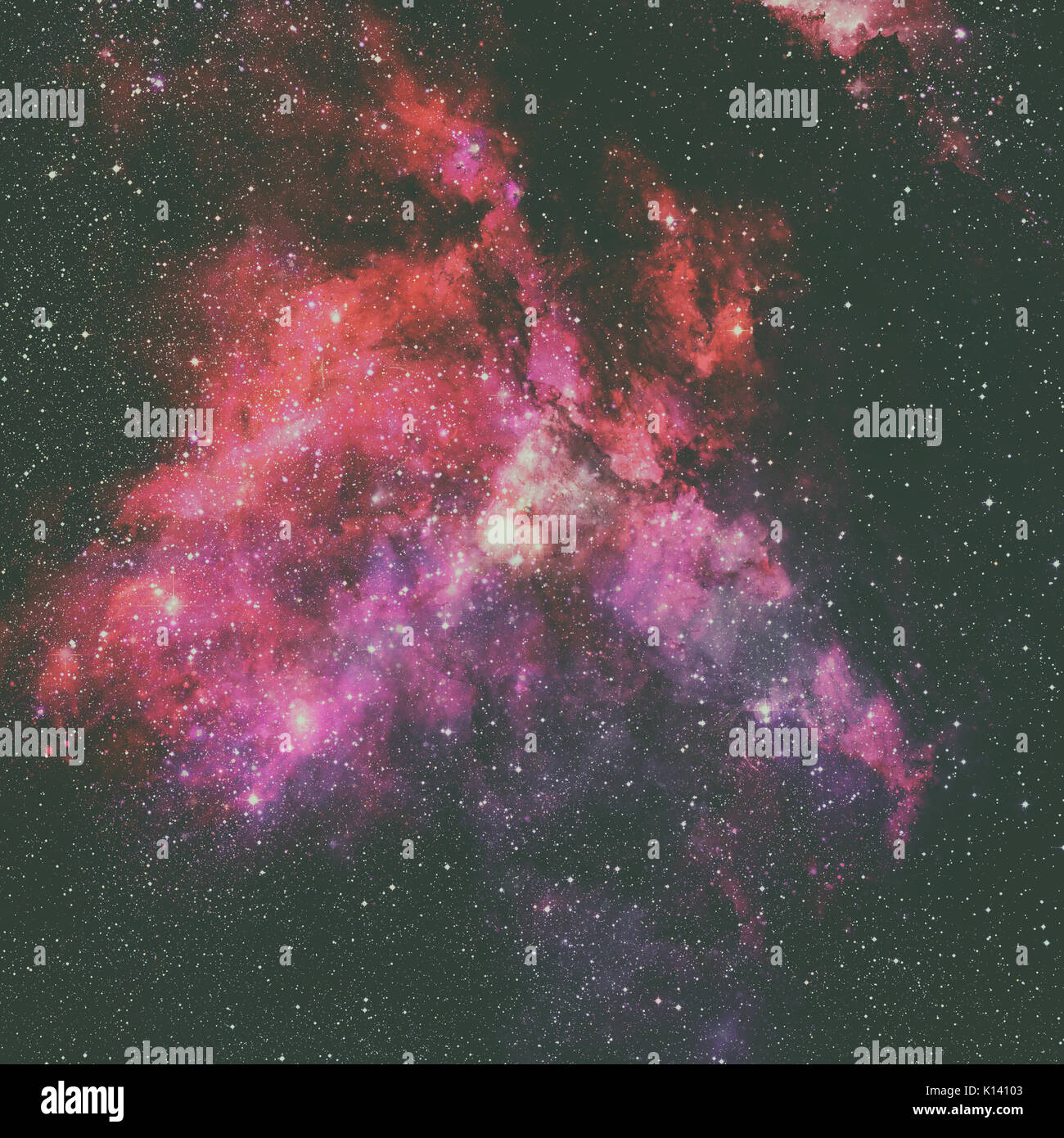 Beautiful nebula, stars and galaxies. Elements of this image furnished ...