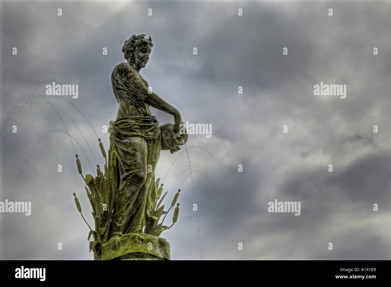 statue in public gardens park in Halifax, Nova Scotia Stock Photo Alamy