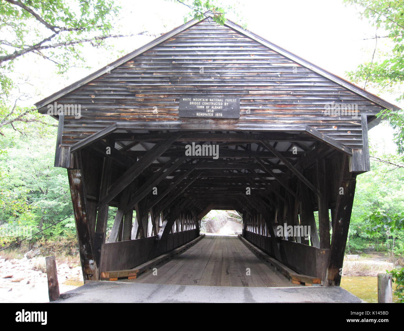 Albany Covered Bridge (Conway, NH Stock Photo Alamy