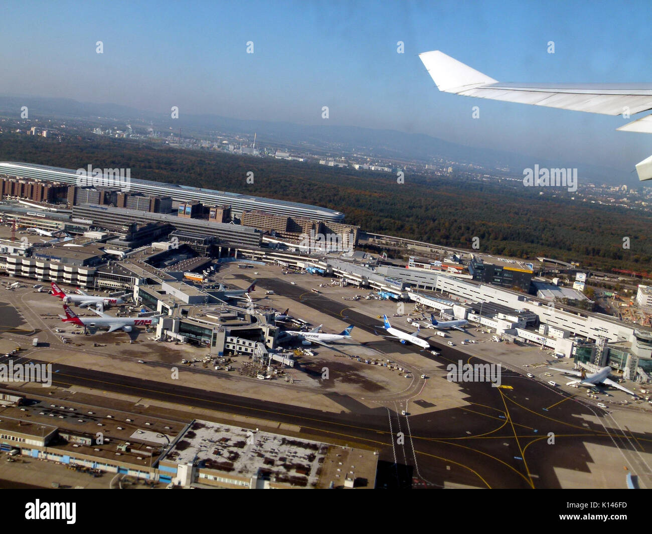 Aerial View of Frankfurt Airport 2 Stock Photo - Alamy