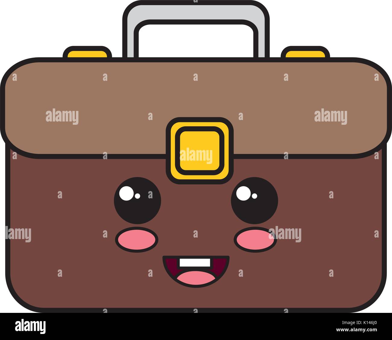 portfolio briefcase kawaii character Stock Vector Image & Art Alamy