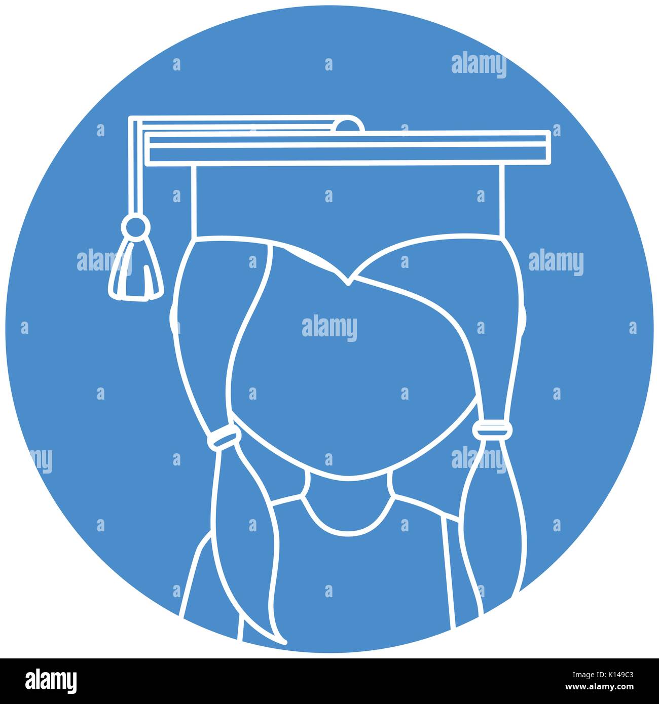 girl graduated avatar character Stock Vector Image & Art - Alamy