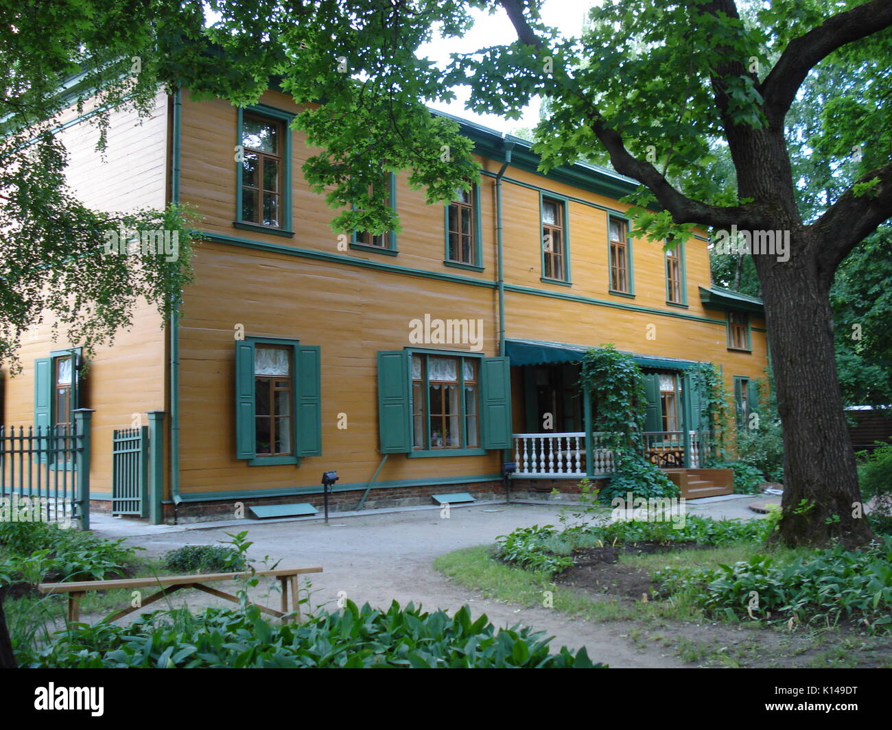 Former home of Leo Tolstoy in Moscow, now a museum Stock Photo