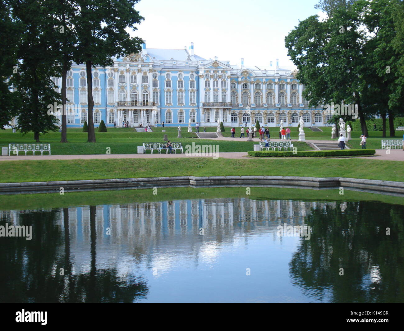 Tsarskoye Selo palace in Saint Petersburg (Russia) Stock Photo