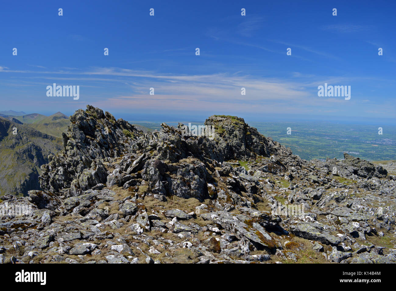Carneddau Mountains Snowdonia National Park Stock Photo Alamy
