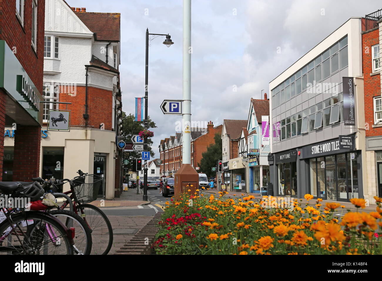 High Street, Weybridge, Surrey, England, Great Britain, United Kingdom