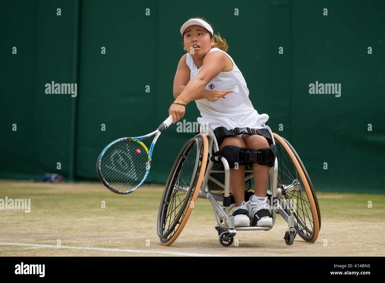 Wheelchair Tennis Player Yui Kamiji Of Japan At The Ladies' Wheelchair ...