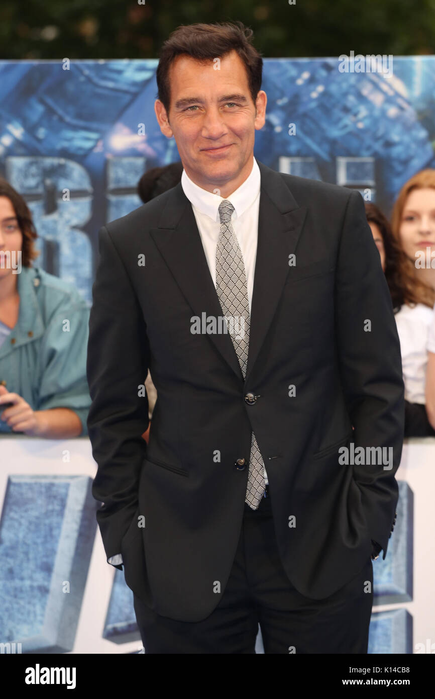 Valerian and the City of A Thousand Planets European Premiere - Arrivals  Featuring: Clive Owen Where: London, United Kingdom When: 24 Jul 2017 Credit: Lia Toby/WENN.com Stock Photo