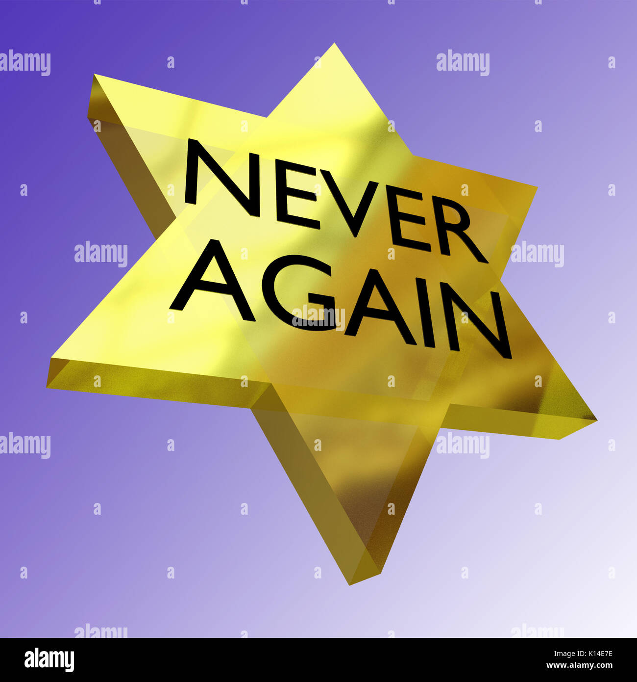 Never Again >> 3d Illustration Of Never Again Script On David Star Stock Photo Never Again >> 3d Illustration Of Never Again Script On David Star Stock Photo