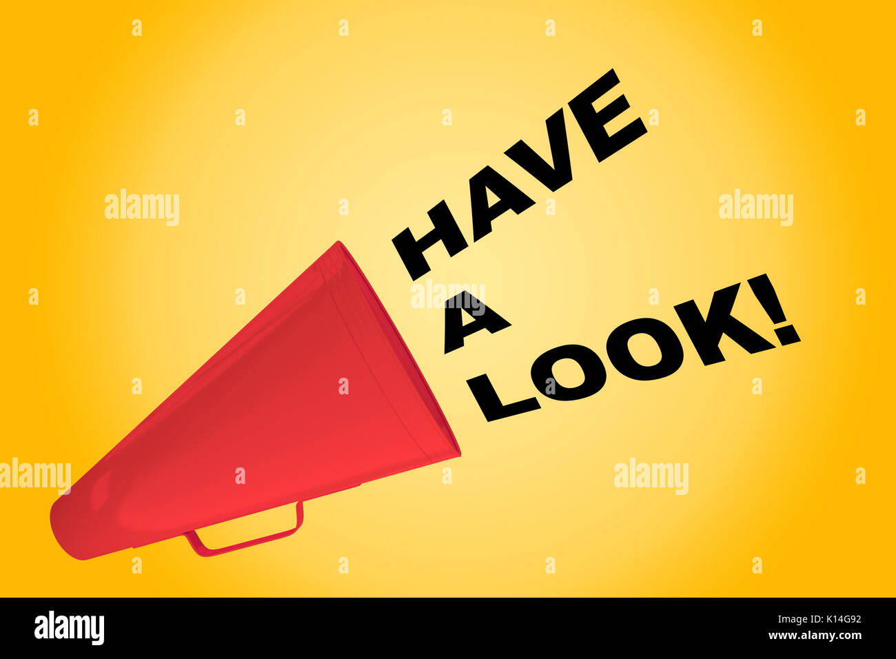 Have One Look 3D illustration of