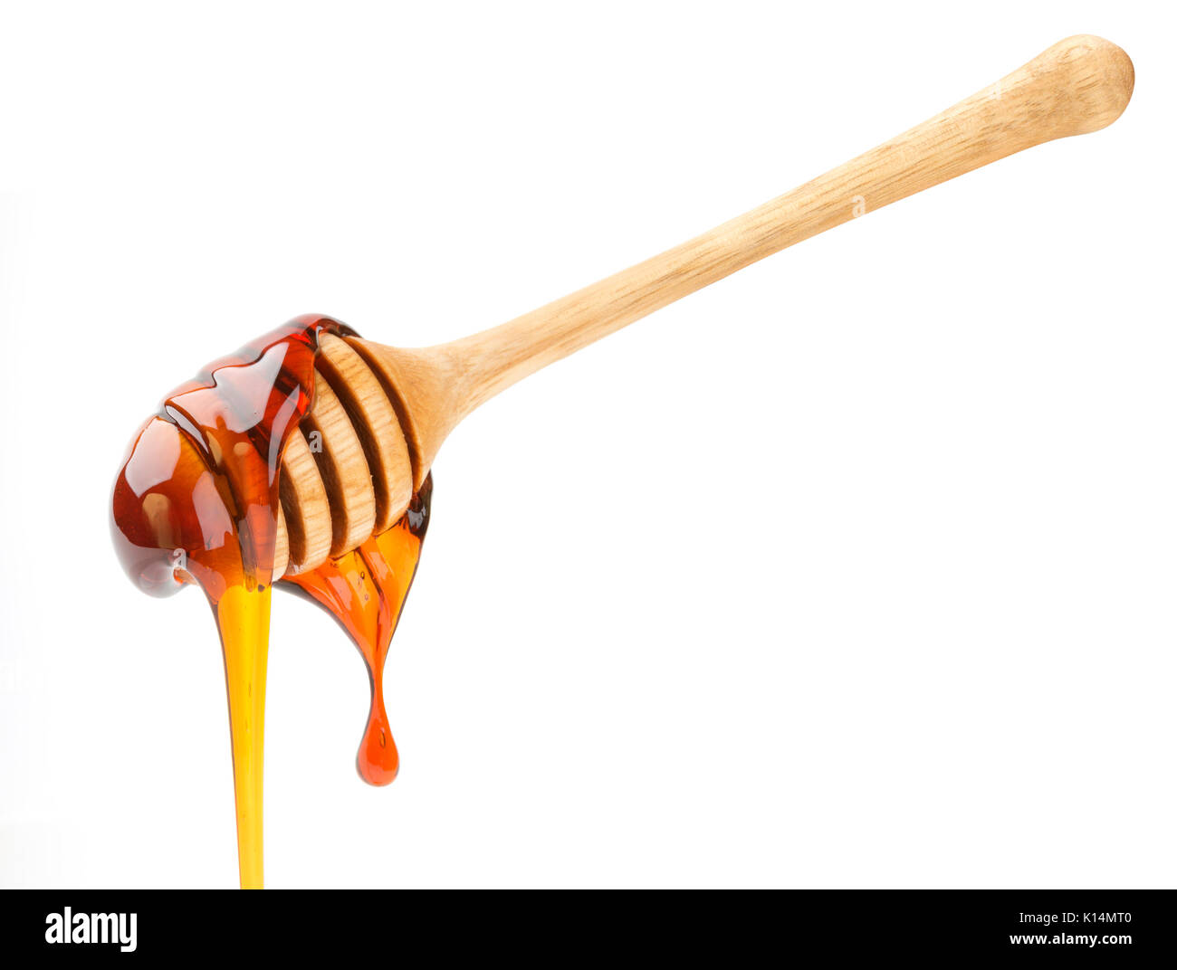 Honey stick isolated on white background Stock Photo