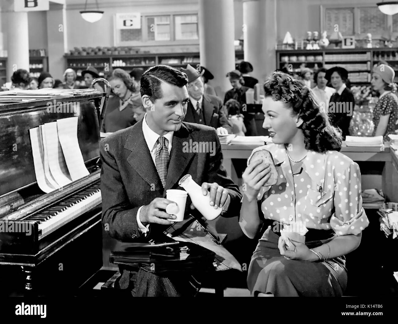 NIGHT AND DAY 1946 Warner Bros film with Alexis Smith and Cary Grant Stock Photo