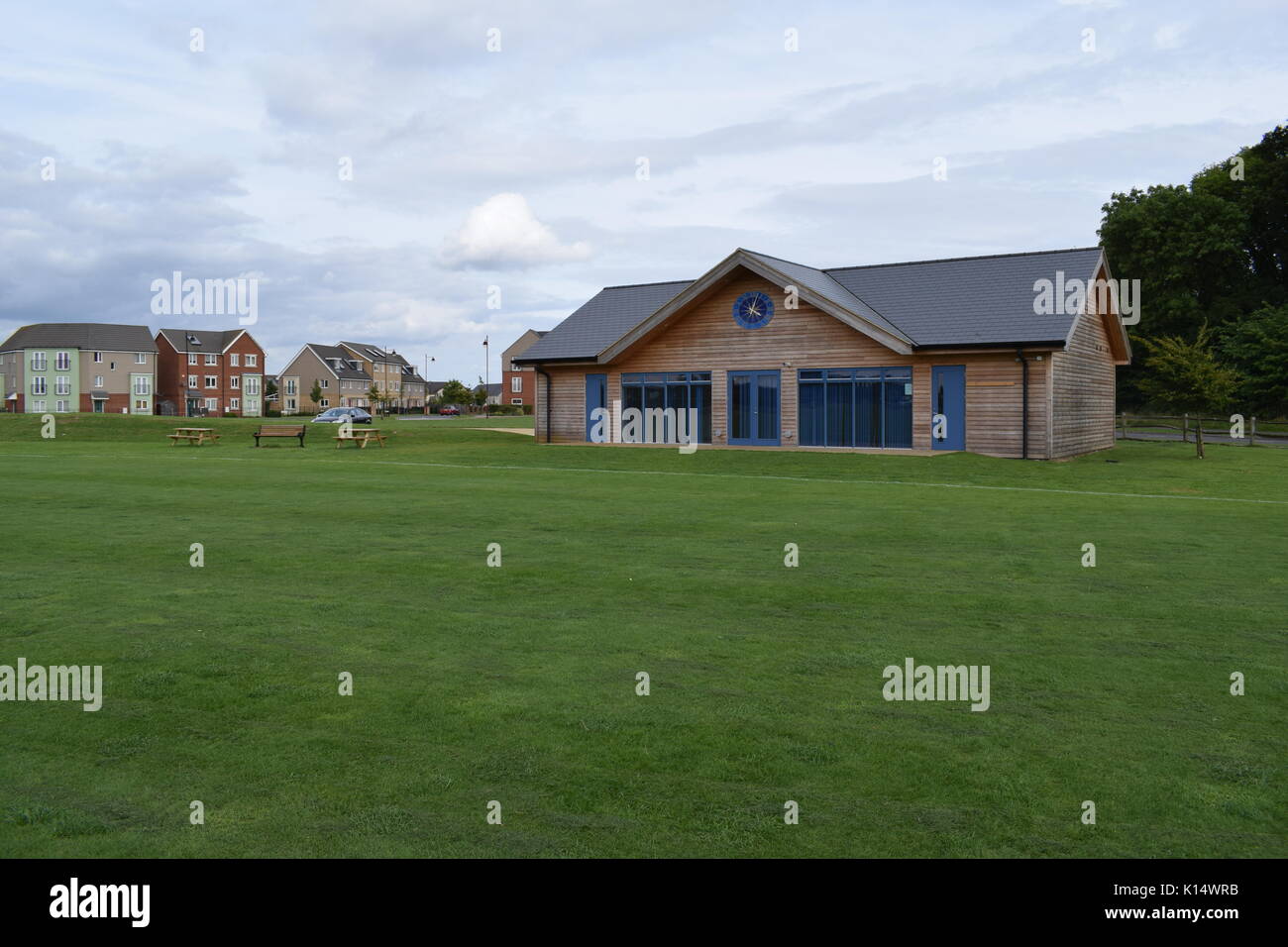 Upper cambourne cricket pavilion hires stock photography and images