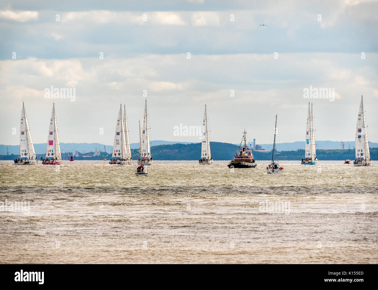 Yacht race start line hi-res stock photography and images - Alamy