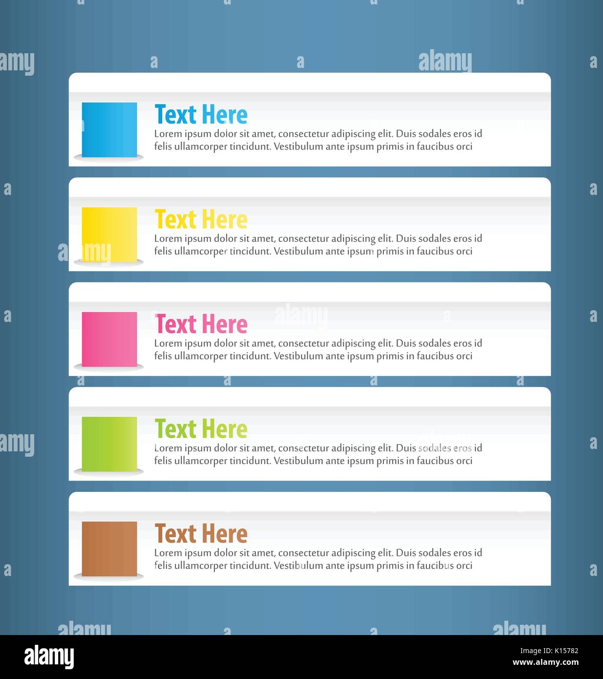 Modern infographic colorful design template vector illustration Stock ...