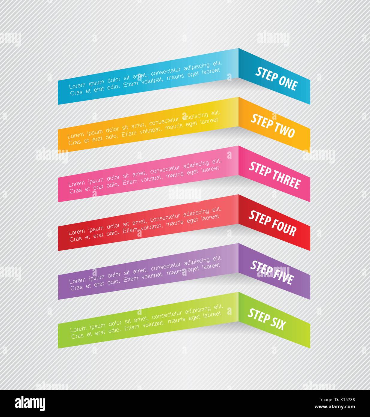 Modern 3d infographic colorful design template with shadow vector ...