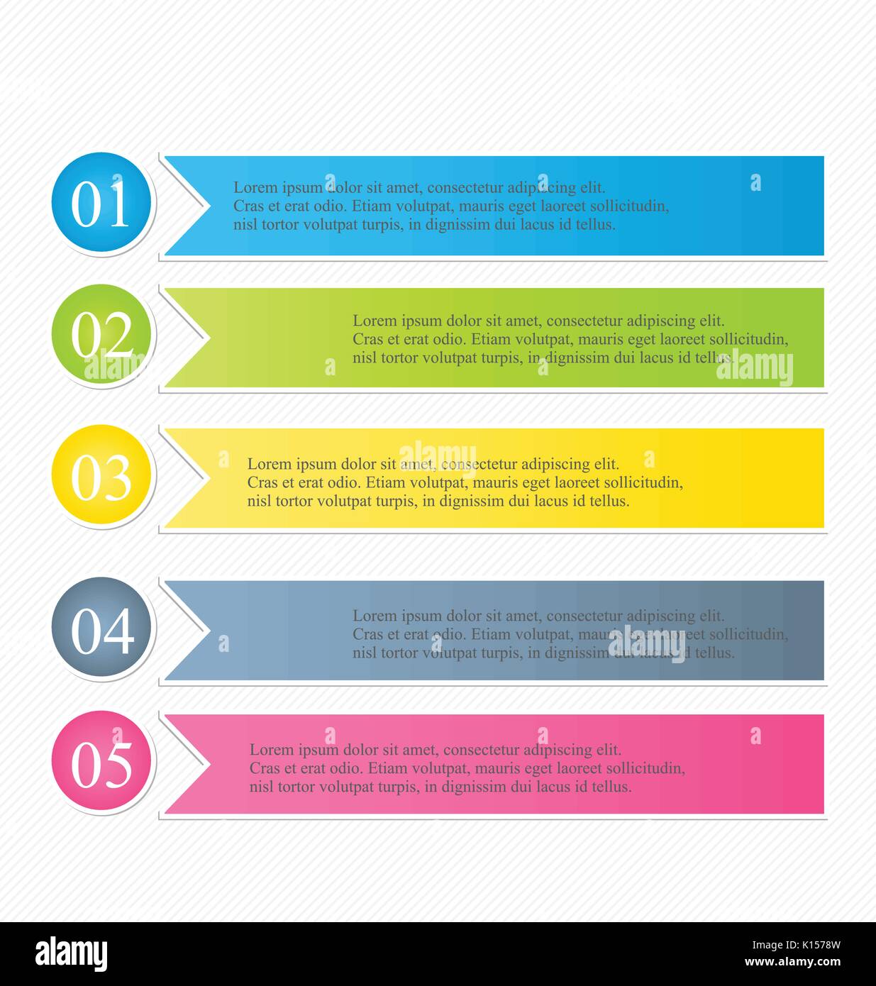 Modern infographics colorful design template with shadow vector ...