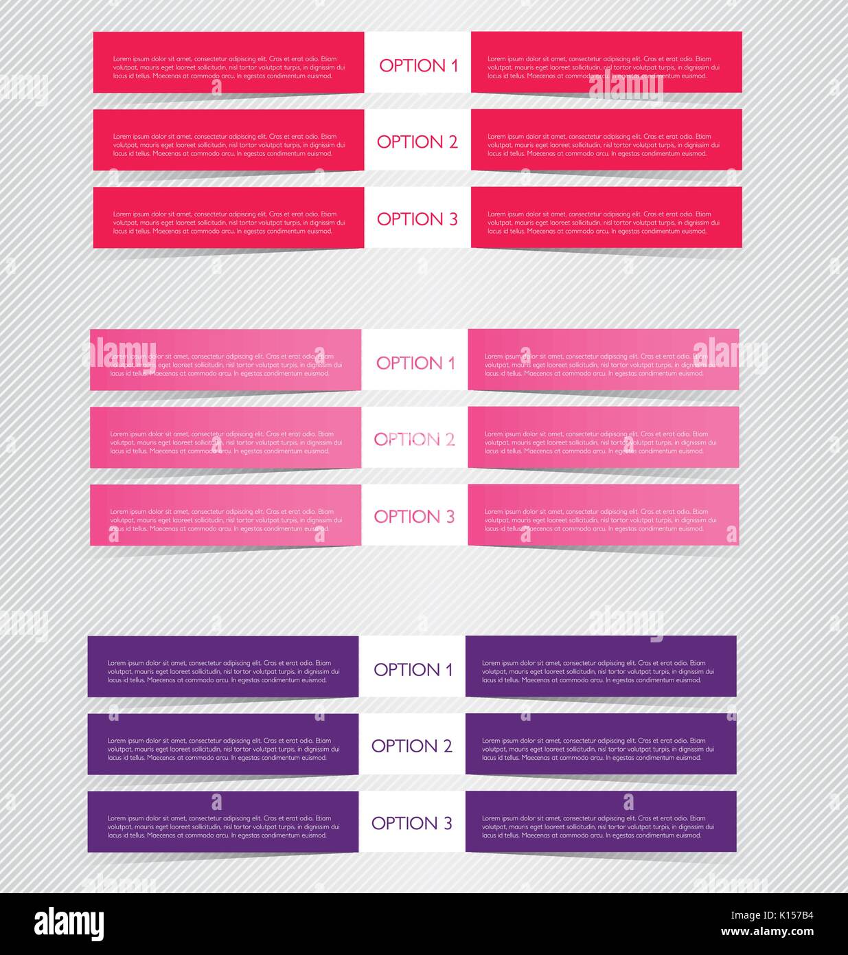 Modern infographics colorful web design template with shadow vector ...