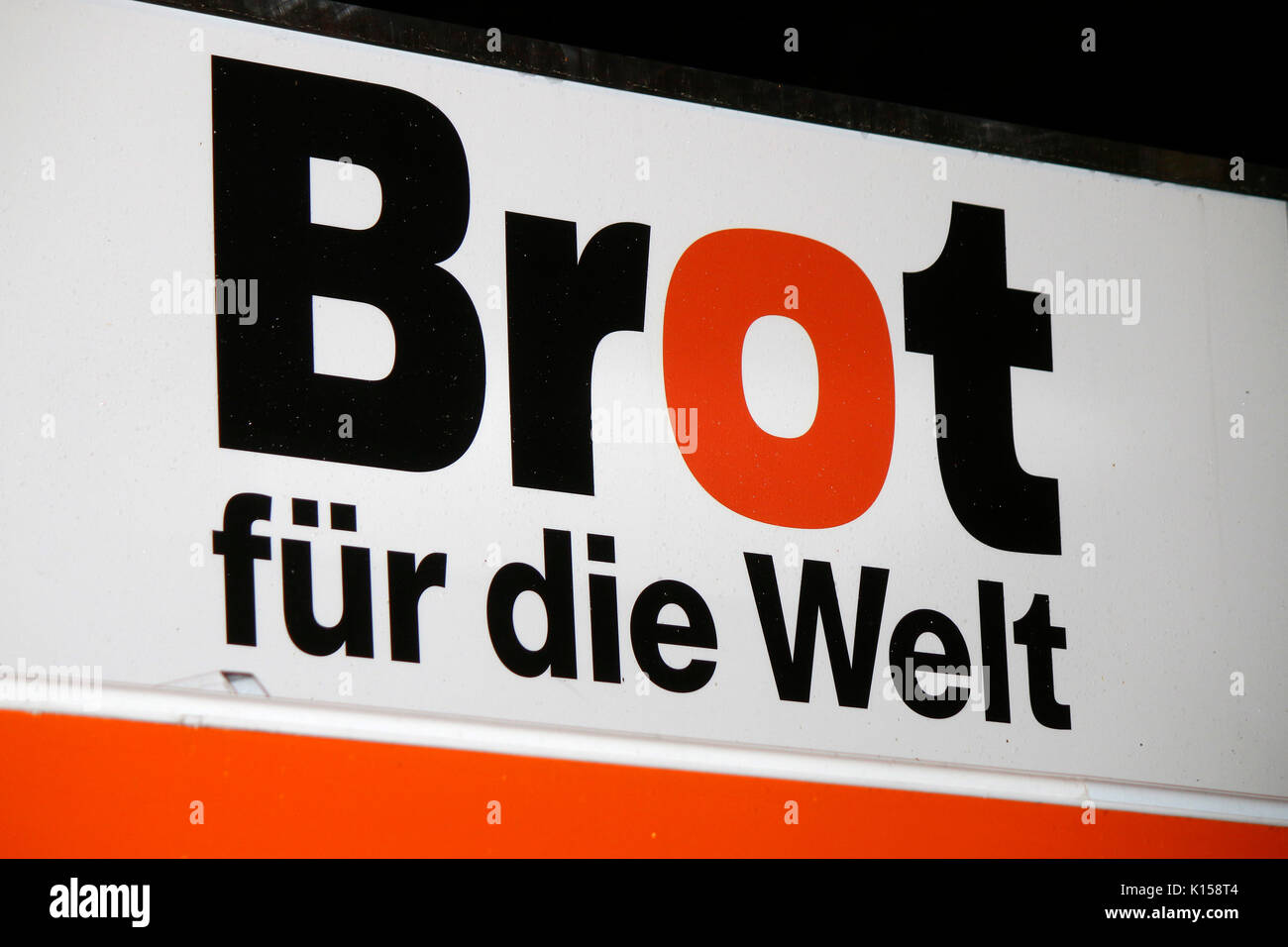 das Logo der Marke 'Brot fuer die Welt', Berlin. Stock Photo
