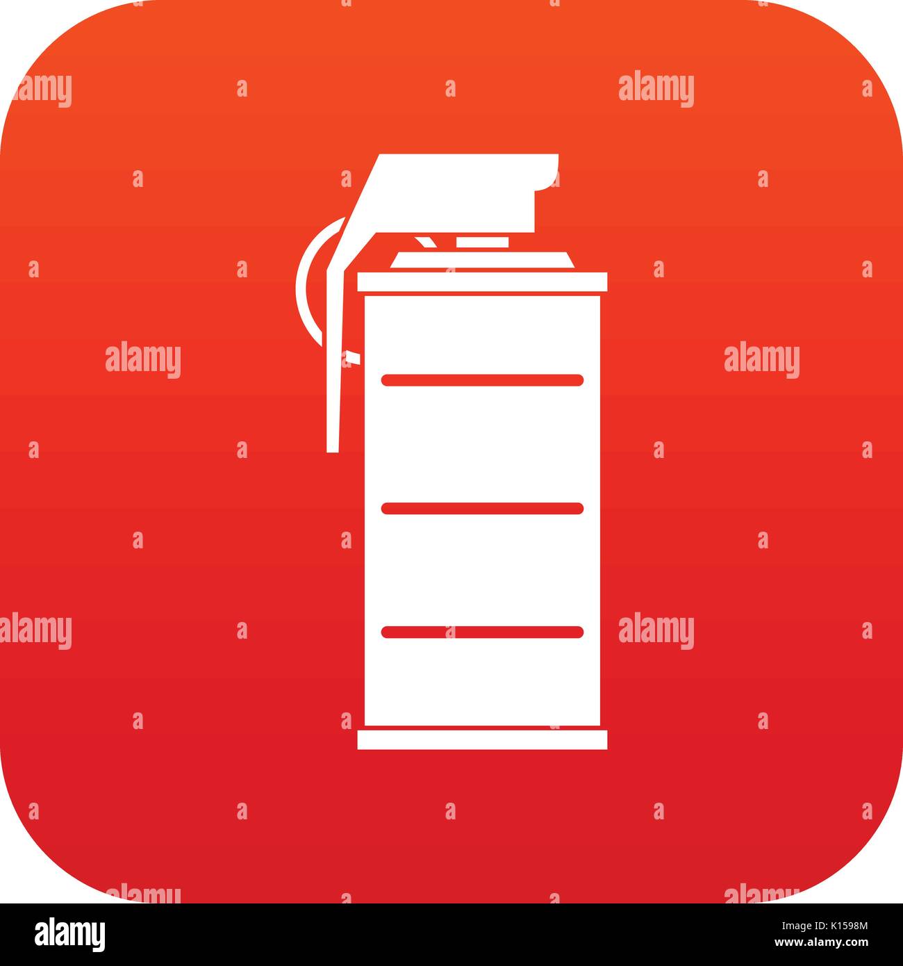 Stun grenade icon digital red Stock Vector Image & Art - Alamy