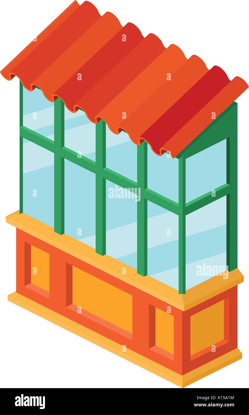 Old balcony icon, isometric 3d style Stock Vector Image & Art - Alamy