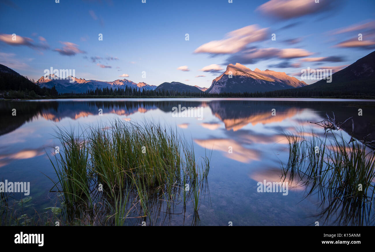 Rundle Mountain, Banff Stock Photo - Alamy
