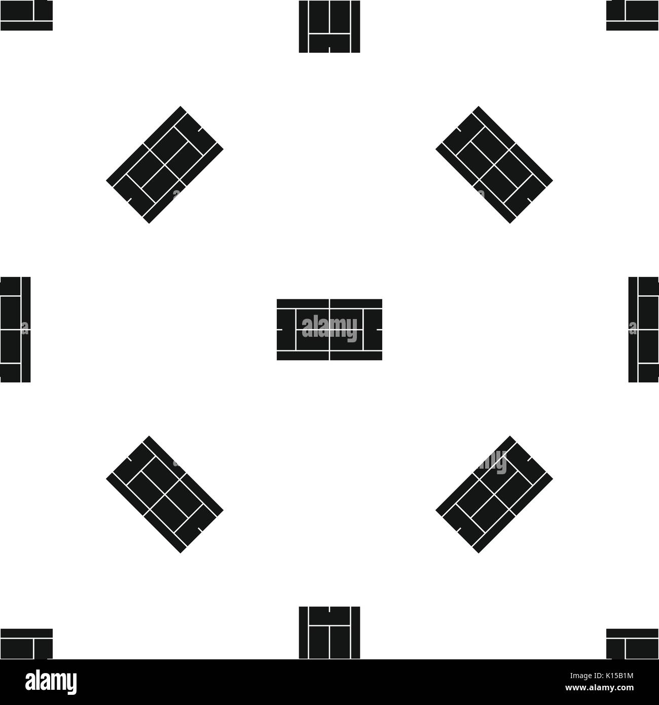 Tennis court pattern seamless black Stock Vector Image & Art - Alamy