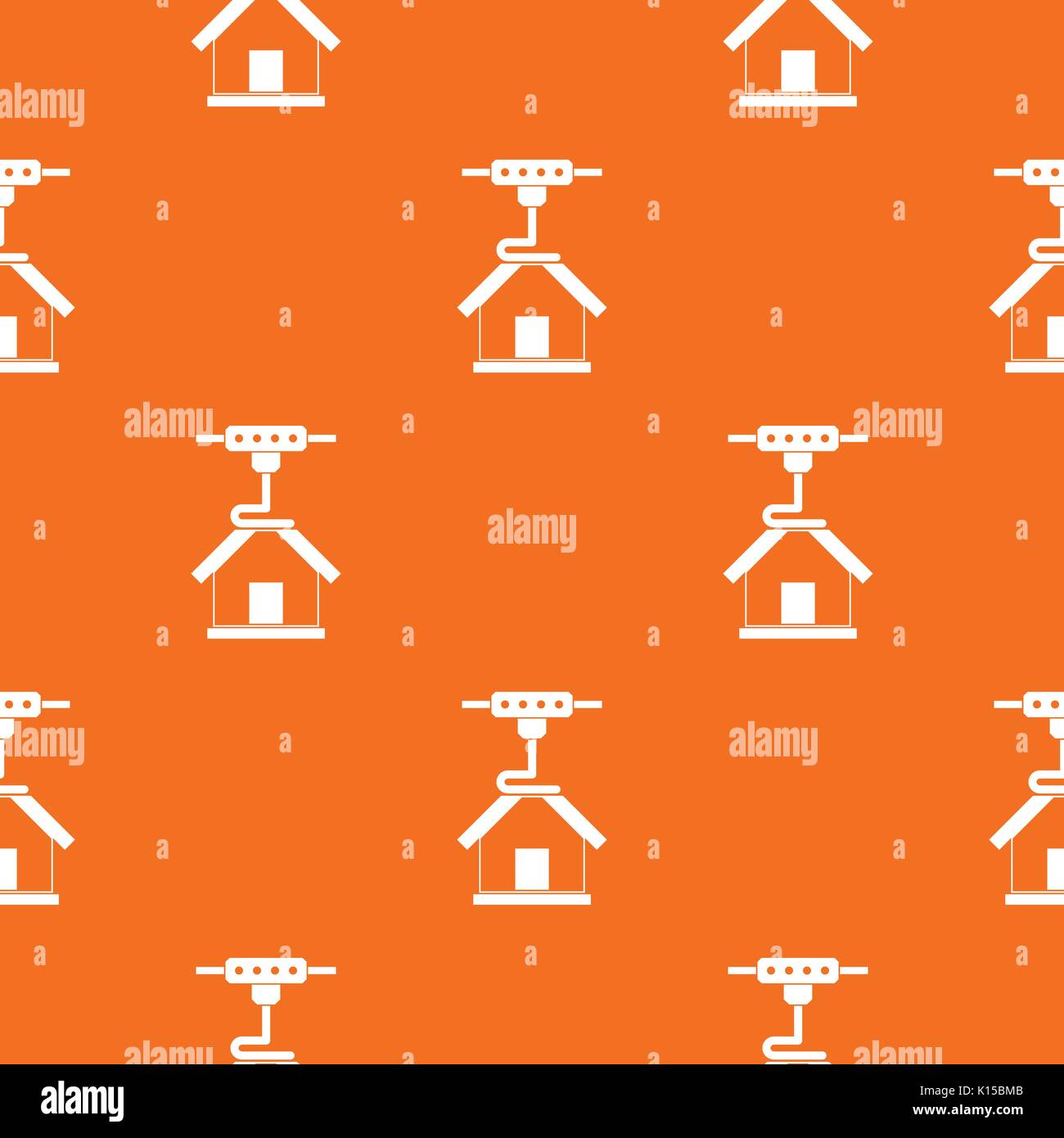 3d printer printing house pattern seamless Stock Vector Image & Art - Alamy