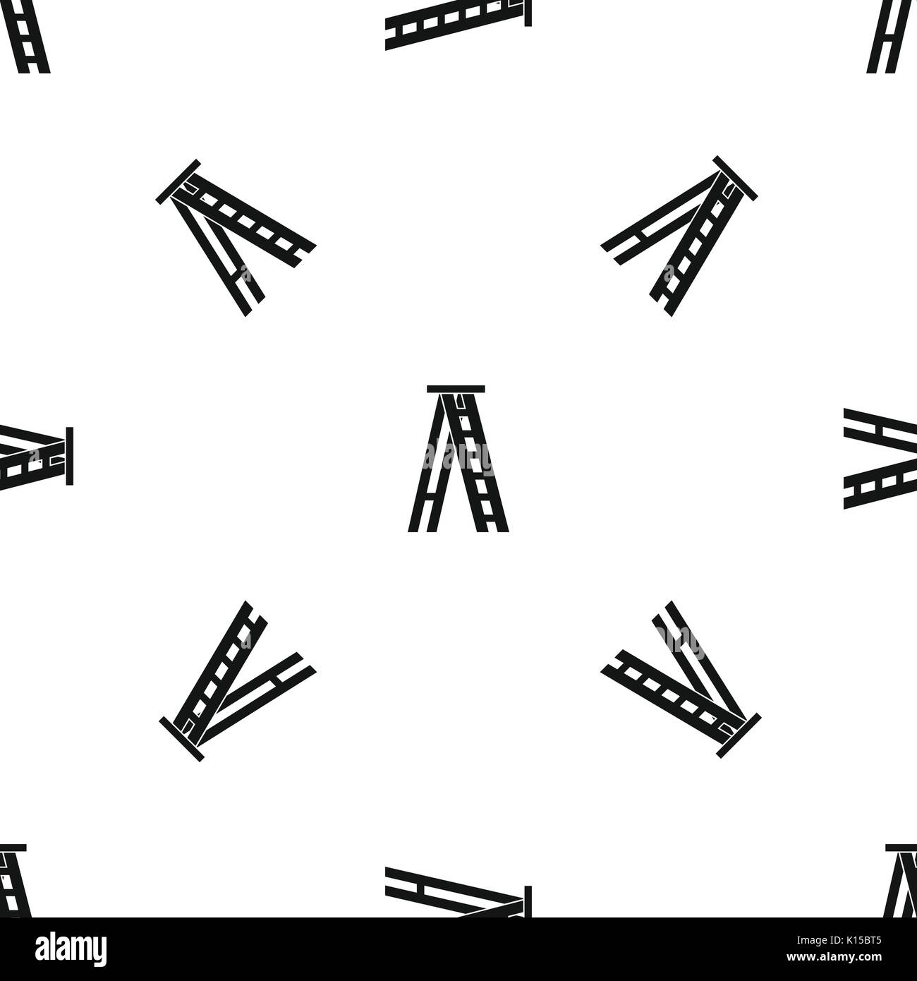 Stepladder pattern seamless black Stock Vector Image & Art Alamy
