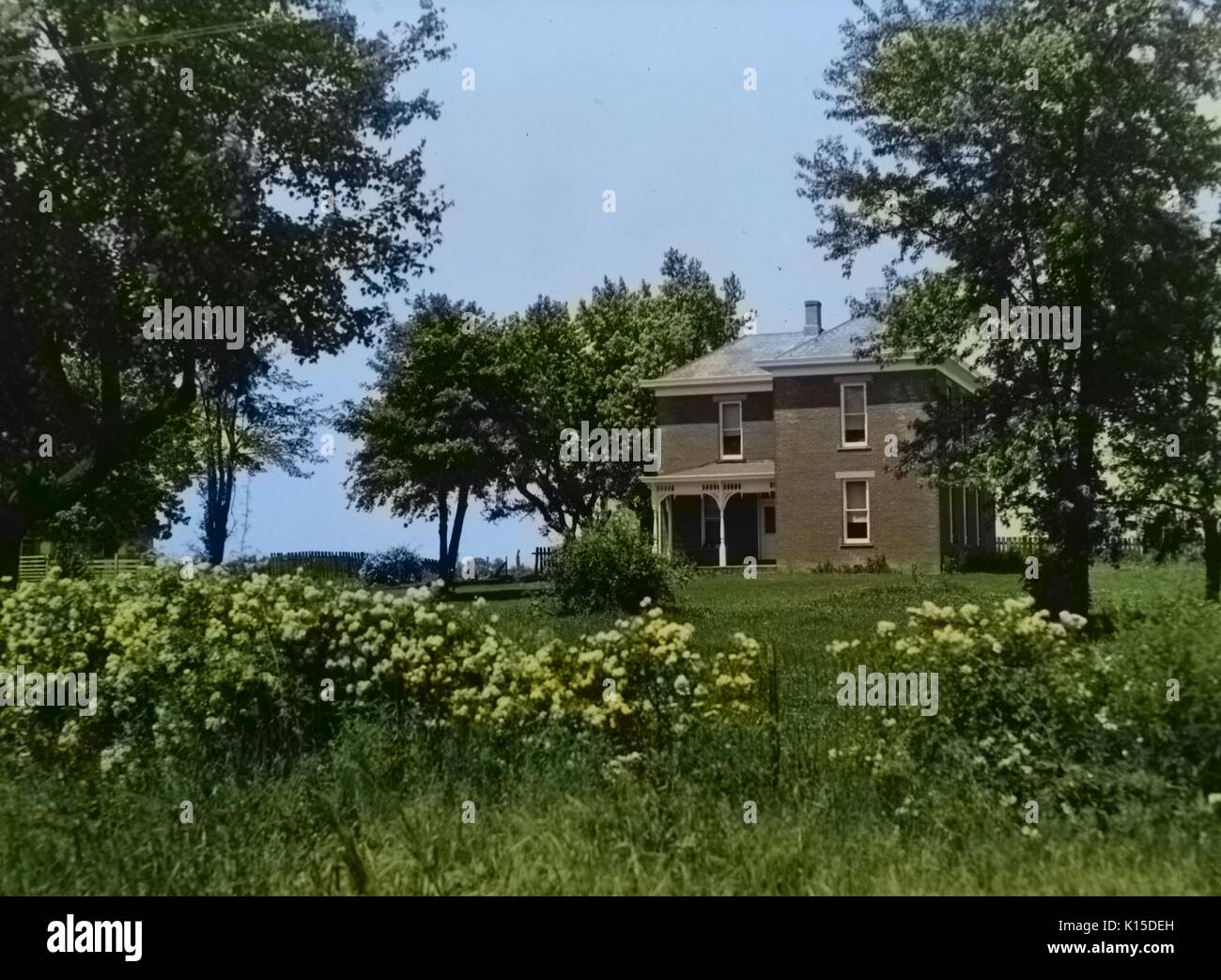 Remodeled house on Scioto Farms, Ohio, 1938. From the New York Public