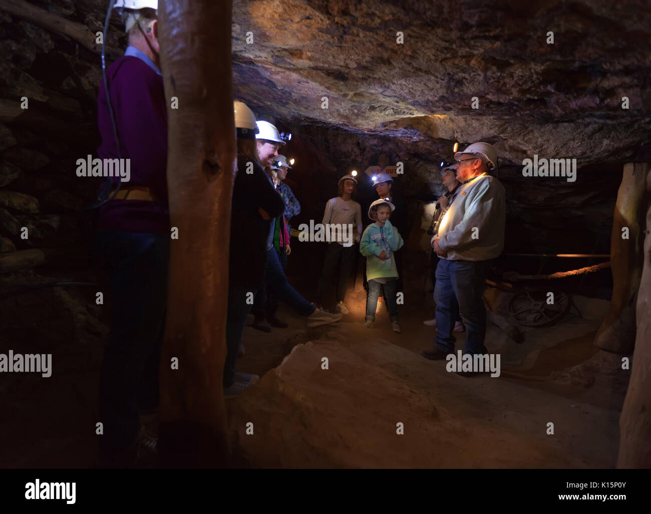 Day Dream underground silver mine near Broken Hill New South Wales Australia Stock Photo