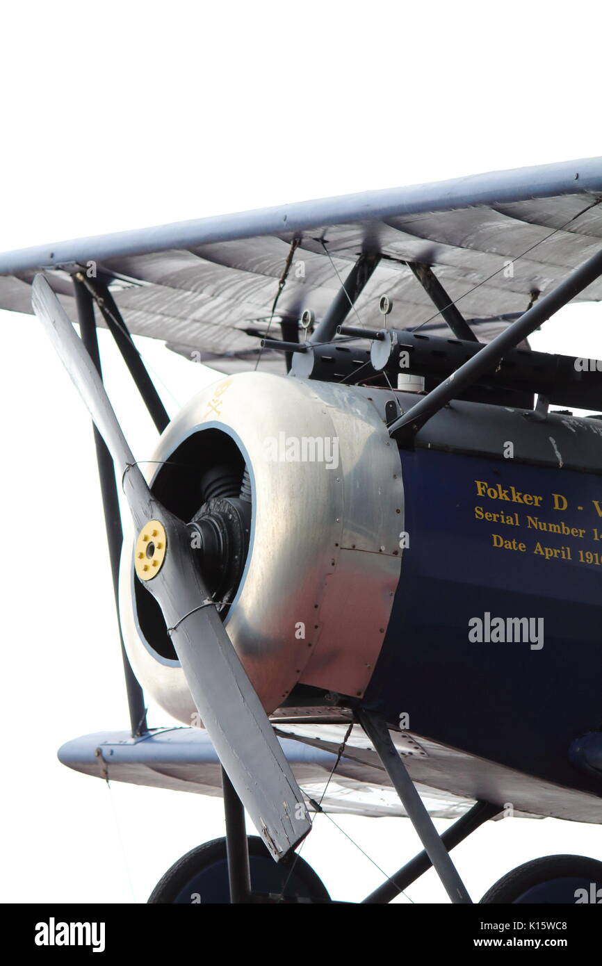 World War 1 German Bi-Plane Stock Photo