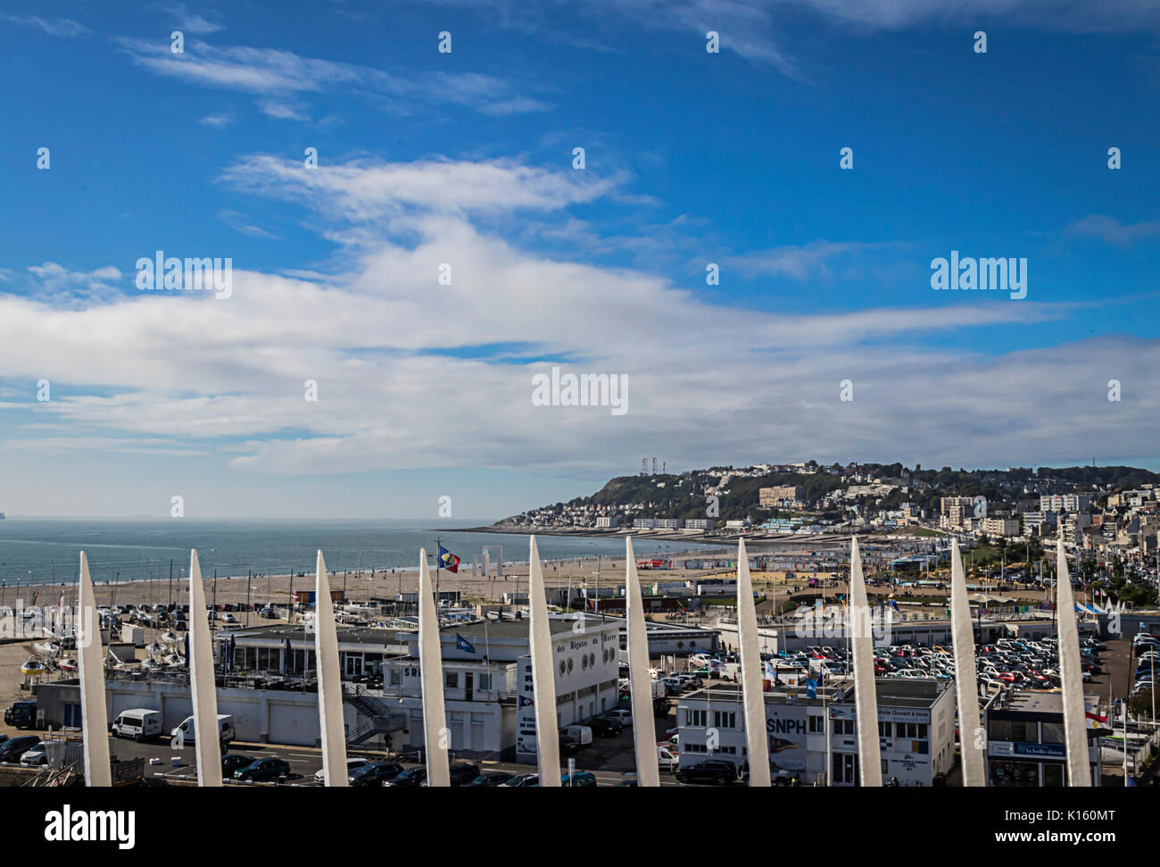 The Sea Front In Le Havre, France Stock Photo