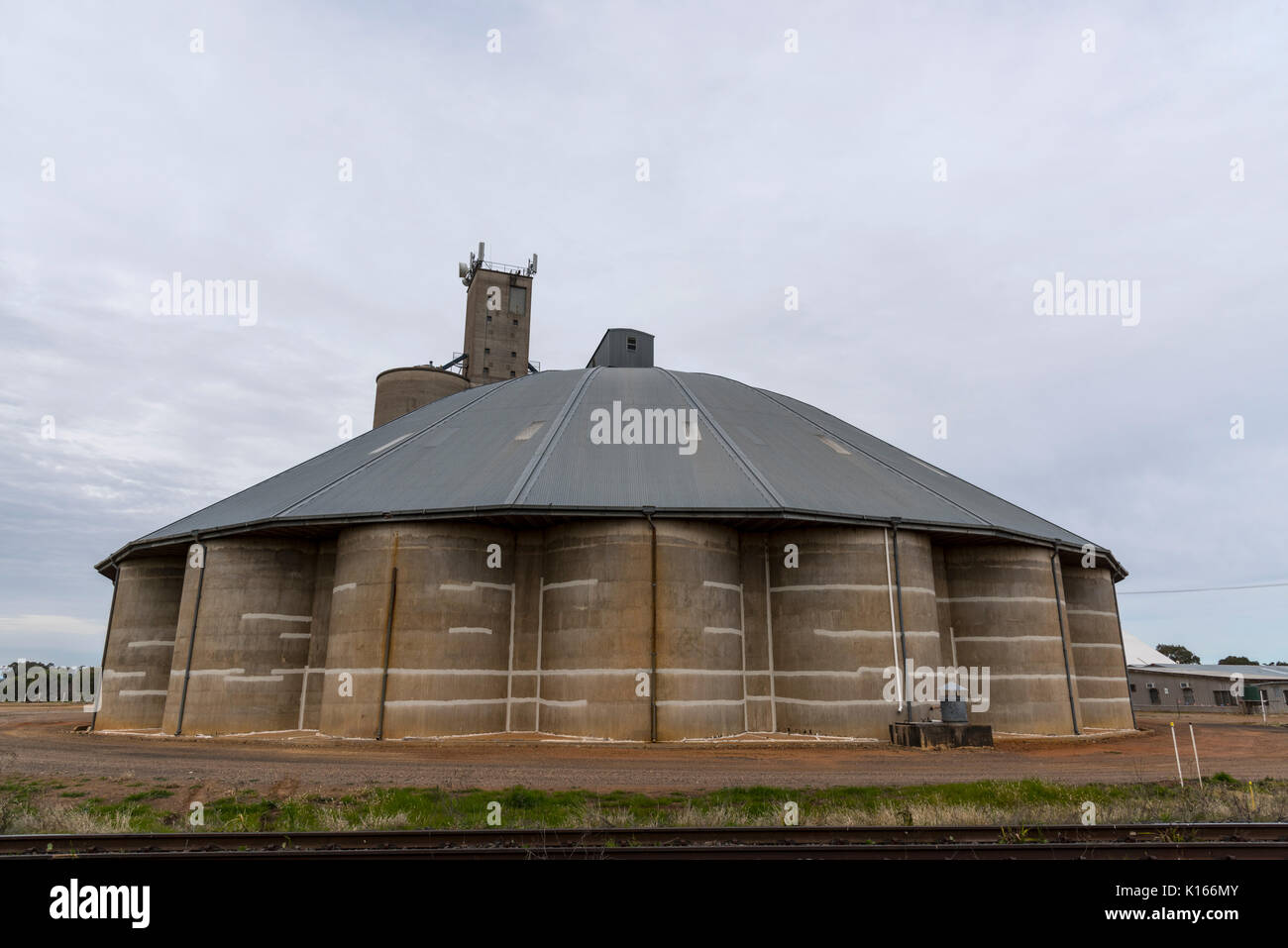 Grain Silo at Wee Waa in nsw new south wales australia Stock Photo Alamy