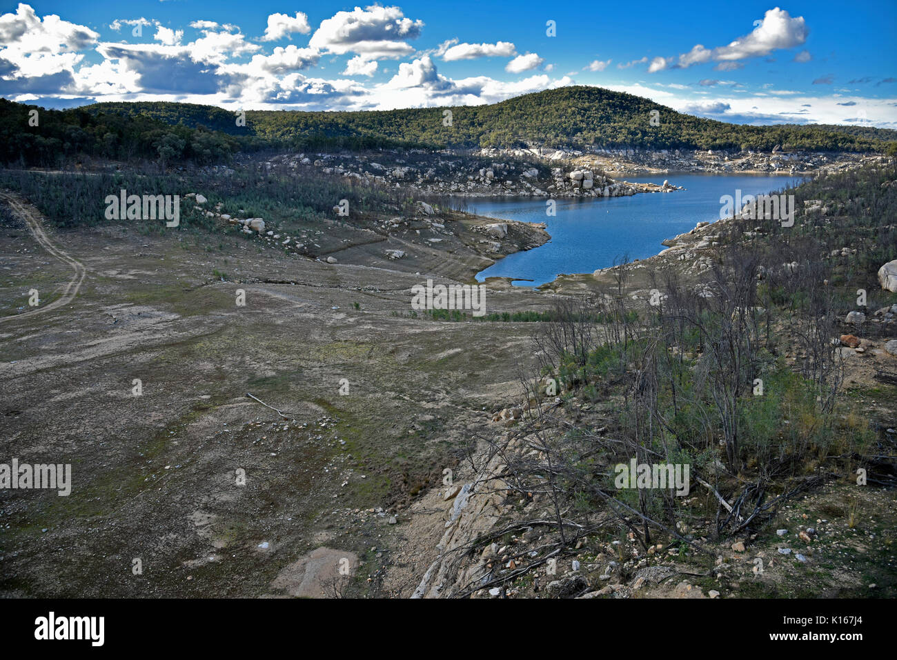 Copeton dam and reservoir, the source of water for Inverell and surrounding districts also