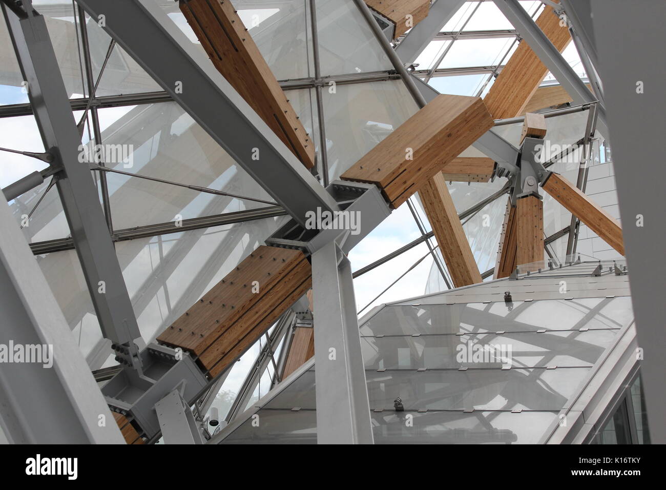 Frank Gehry Louis Vuitton Foundation structure detail Stock Photo: 155659055 - Alamy