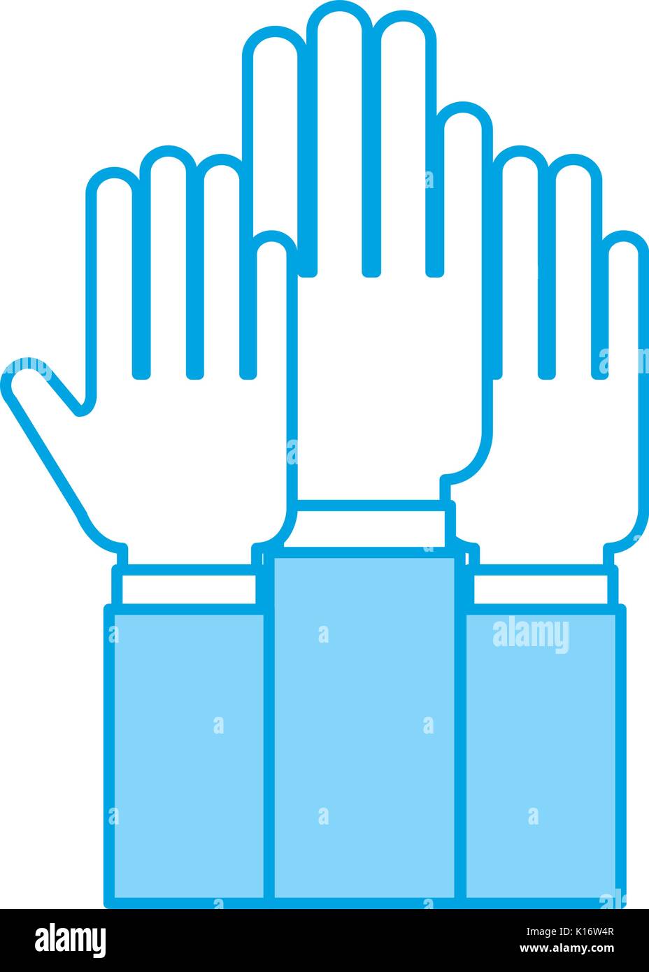 hands human teamwork icon Stock Vector Image & Art - Alamy