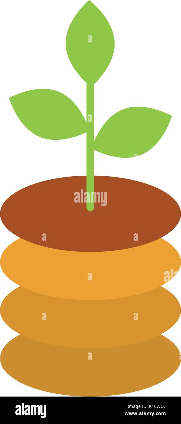 ecology plant isolated icon Stock Vector Image & Art - Alamy