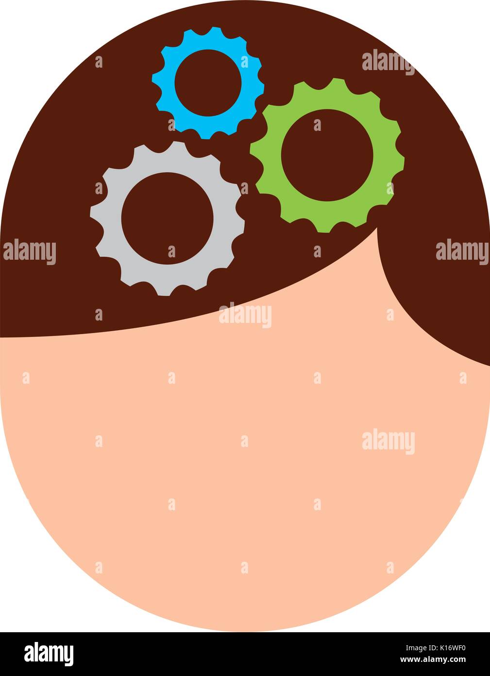 businessman profile avatar with gear Stock Vector Image & Art - Alamy