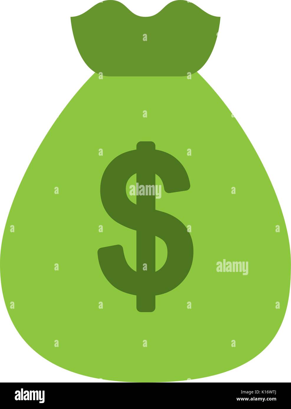 money bag isolated icon Stock Vector Image & Art - Alamy