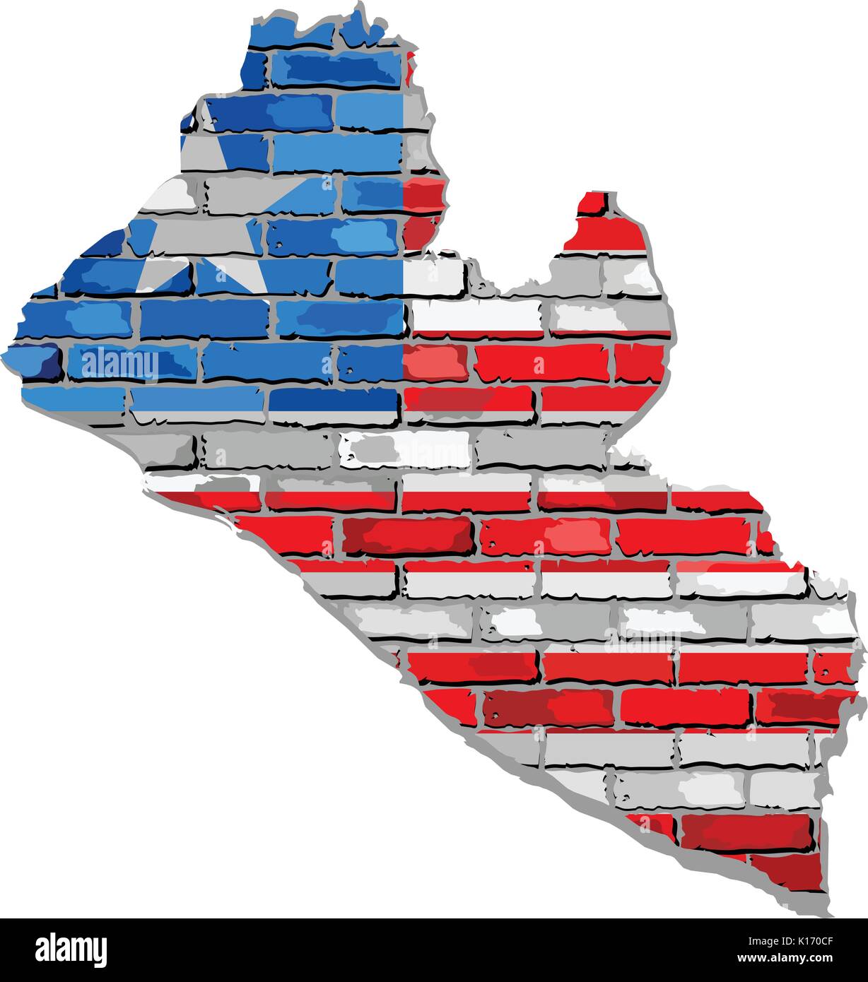 Liberia maps hi-res stock photography and images - Alamy