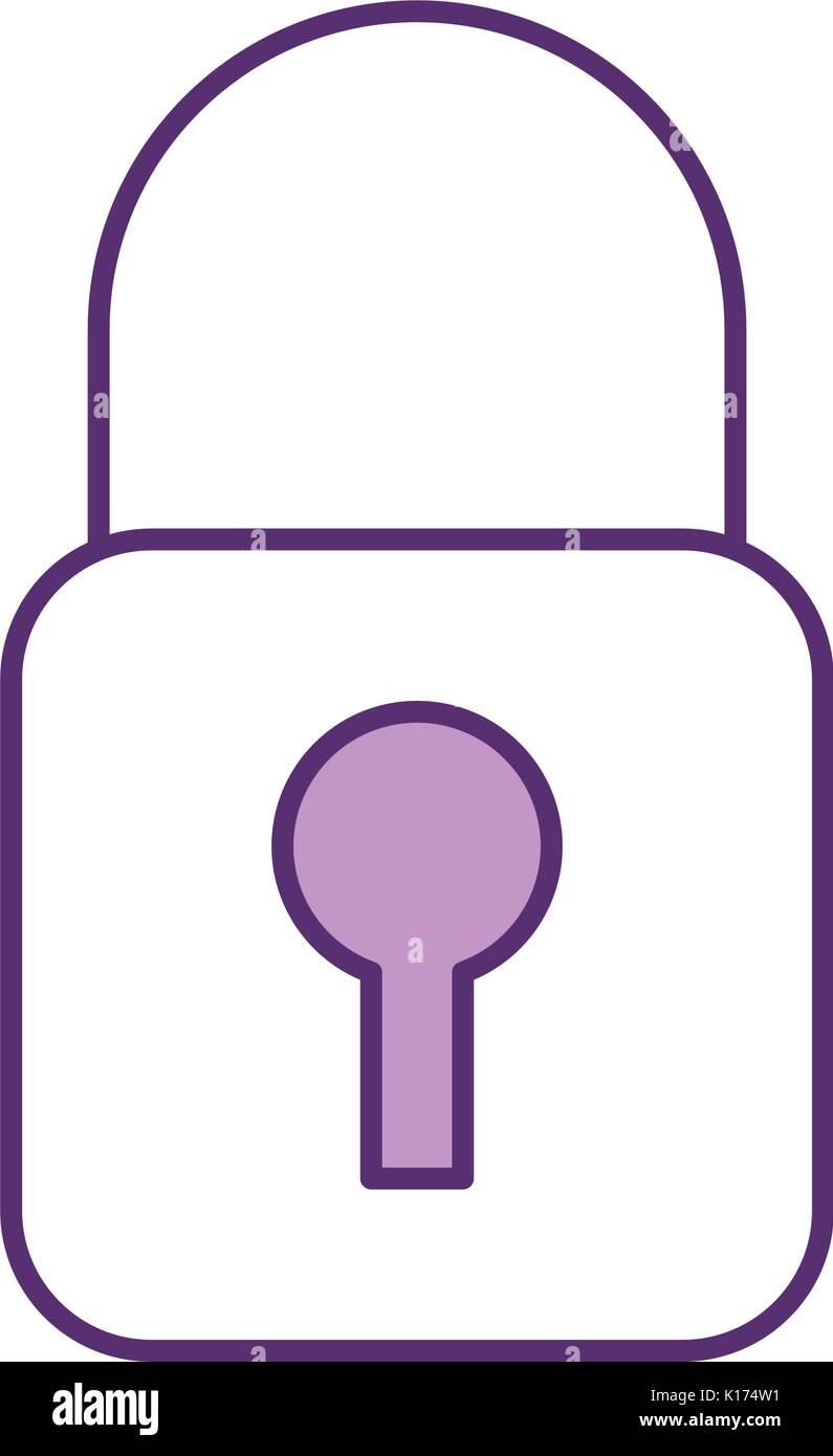 safe padlock isolated icon Stock Vector Image & Art - Alamy