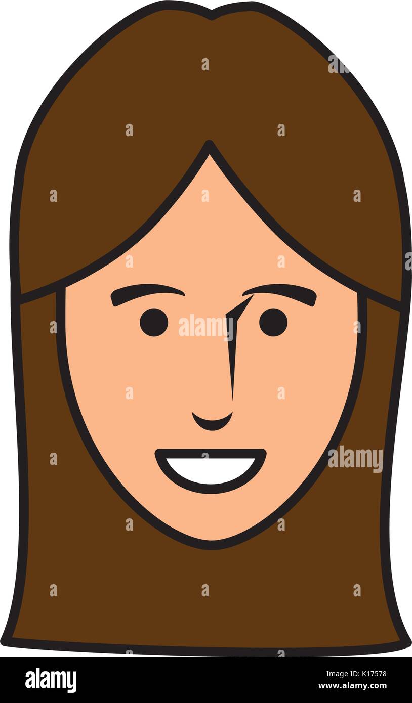 Handsome young man long hair Stock Vector Images Alamy