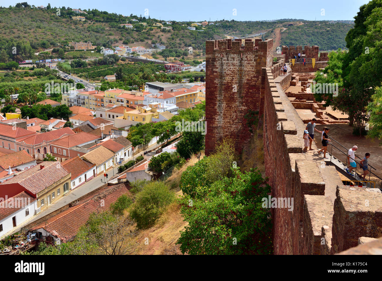 Fortress ramparts over town hi-res stock photography and images - Alamy