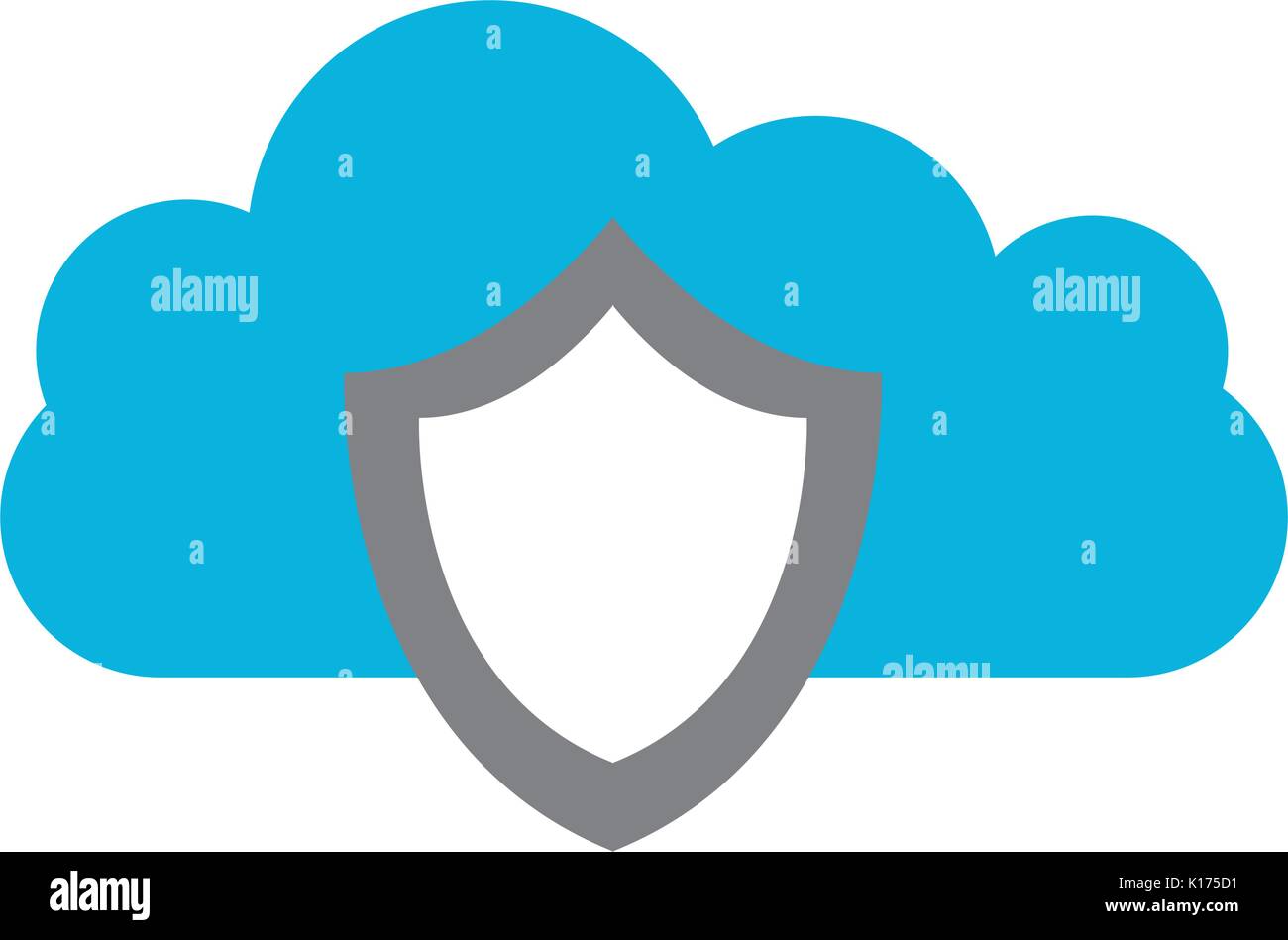 cloud computing with shield Stock Vector Image & Art - Alamy