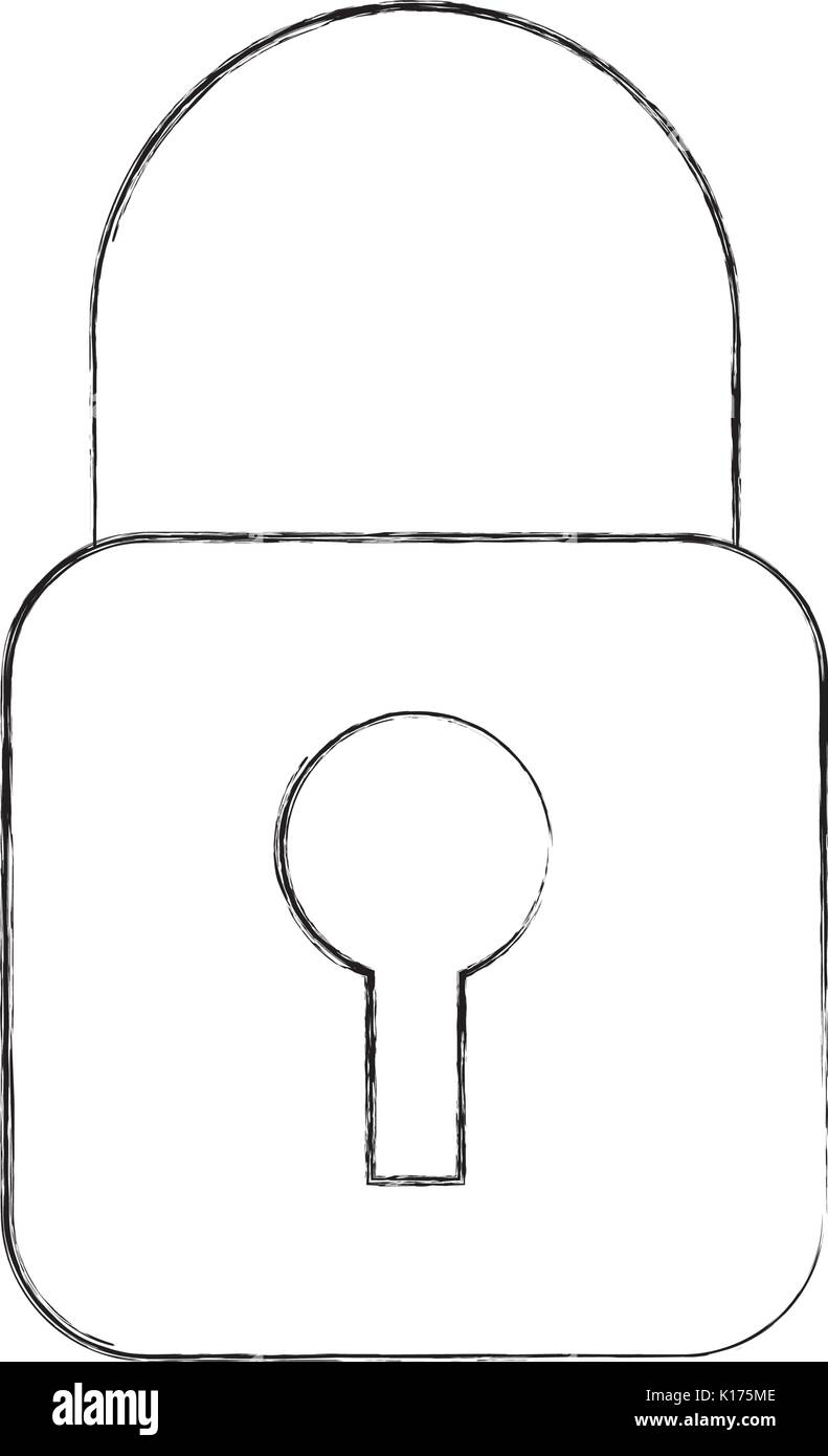 safe padlock isolated icon Stock Vector Image & Art - Alamy